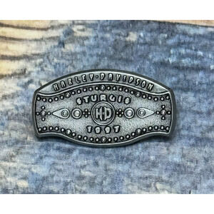 Harley Davidson 1997 Sturgis Kidney Belt style vest lapel PIN badland SD HOG flh